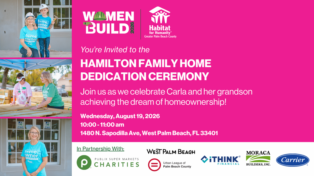 Hamilton Family Home Dedication Ceremony logo