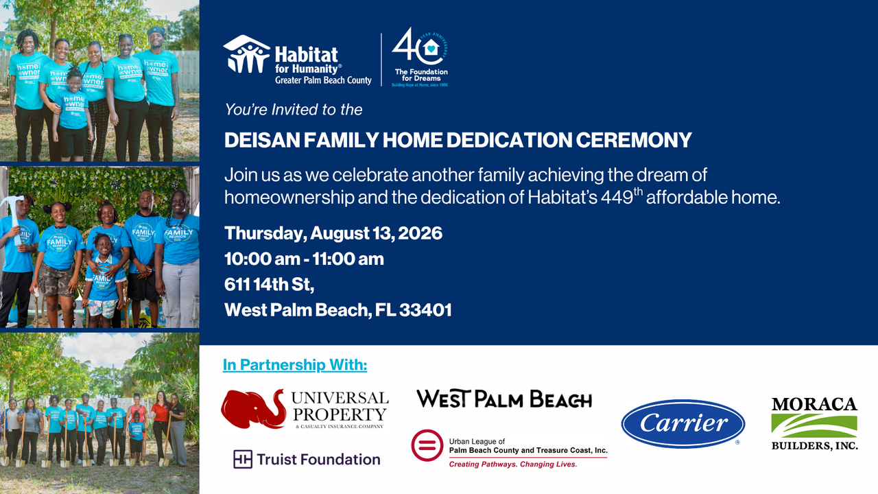 Deisan Family Home Dedication Ceremony logo