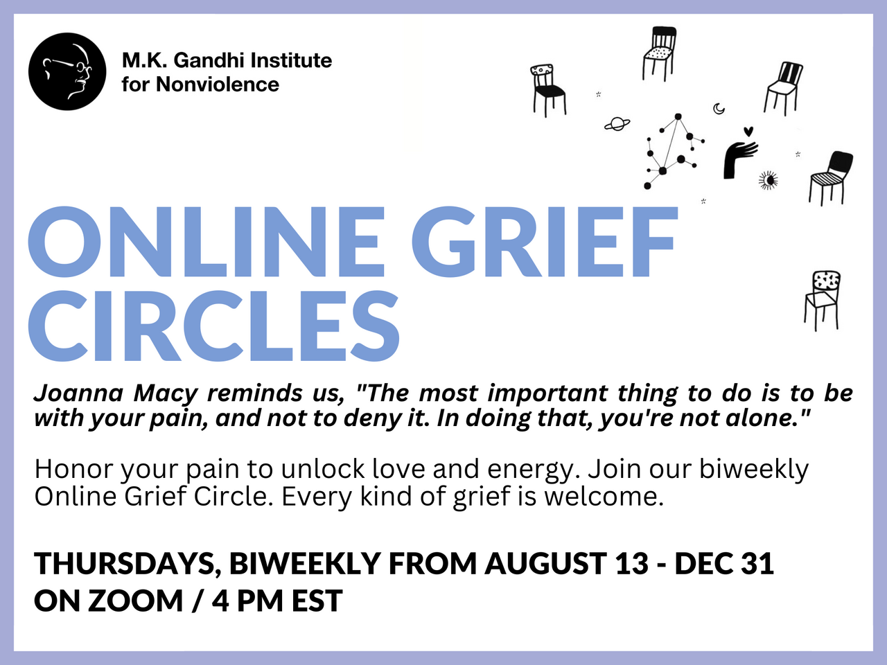 Online Grief Circles (Biweekly August - December 2026) logo