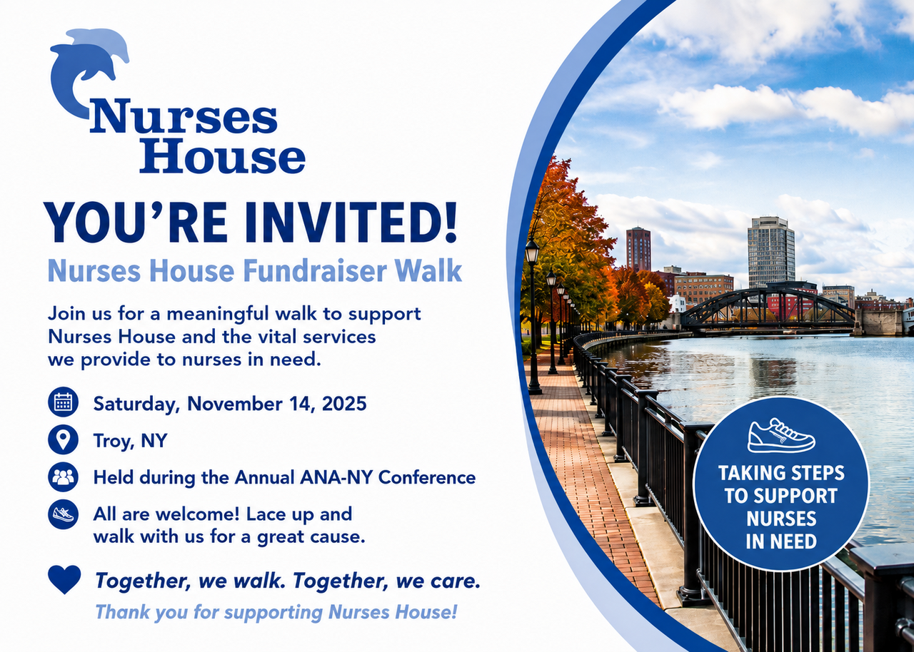 2026 Nurses House Fundraising Walk at ANA-NY logo