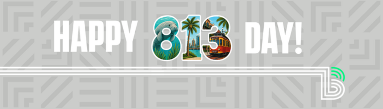 Happy 813 Day logo