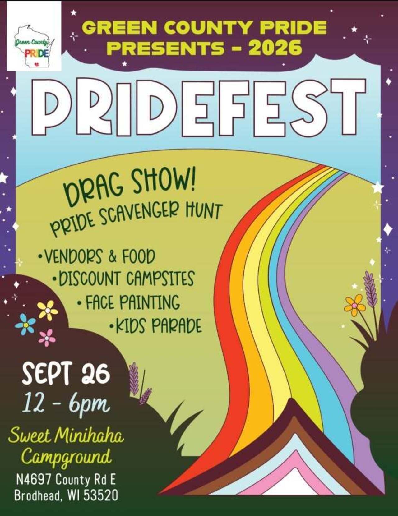 WI - Green County PrideFest logo