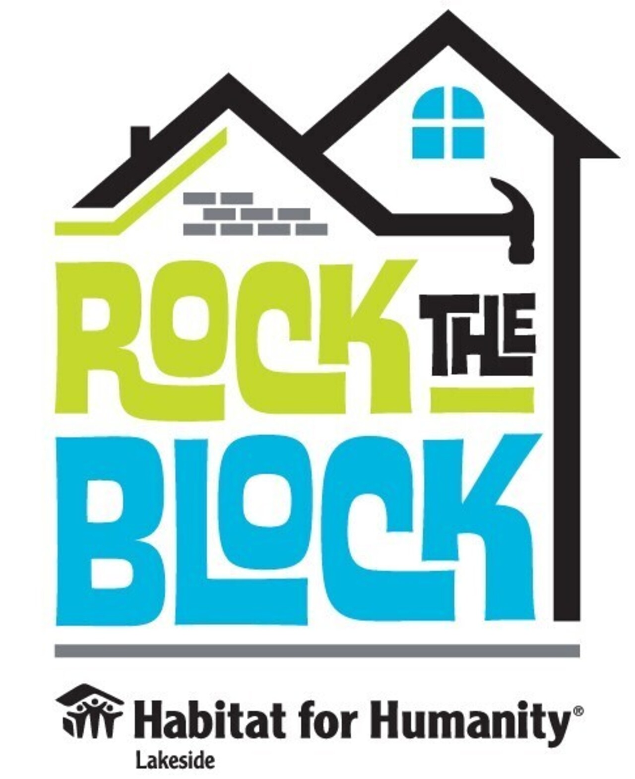 Rock the Block Volunteers 2026 logo