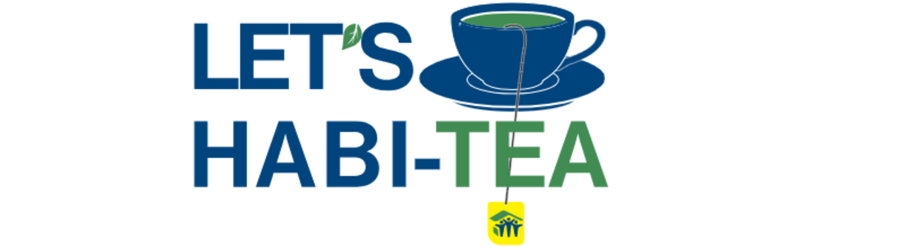Let's Habi-Tea Volunteering logo