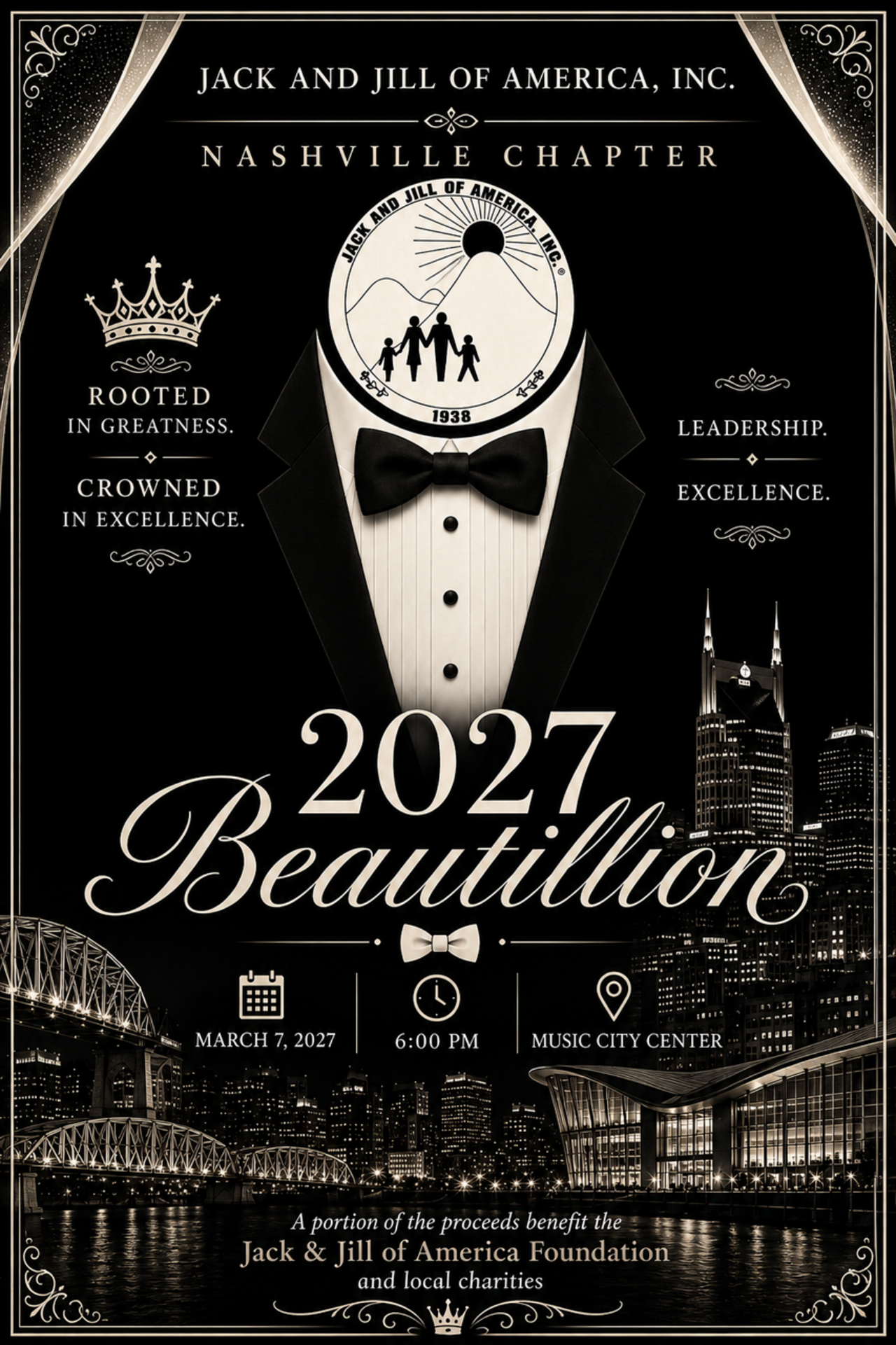 Nashville Chapter 2027 Beautillion Corporate Sponsorships logo