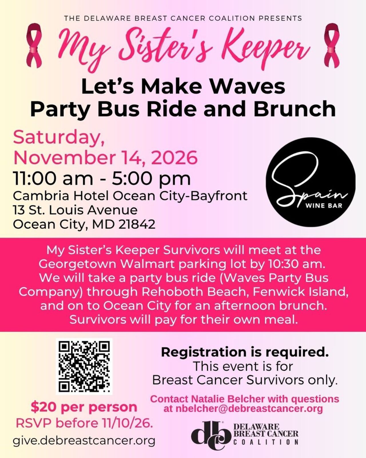 MSK Let's Make Waves - Party Bus Ride and Brunch logo