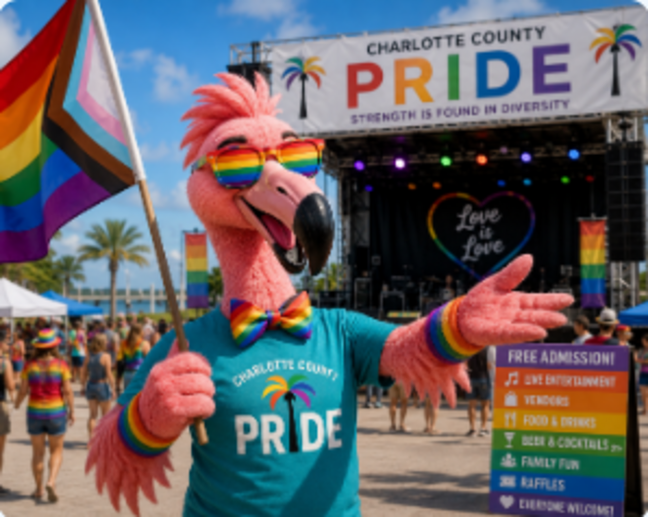 Florida - Charlotte County Pride logo