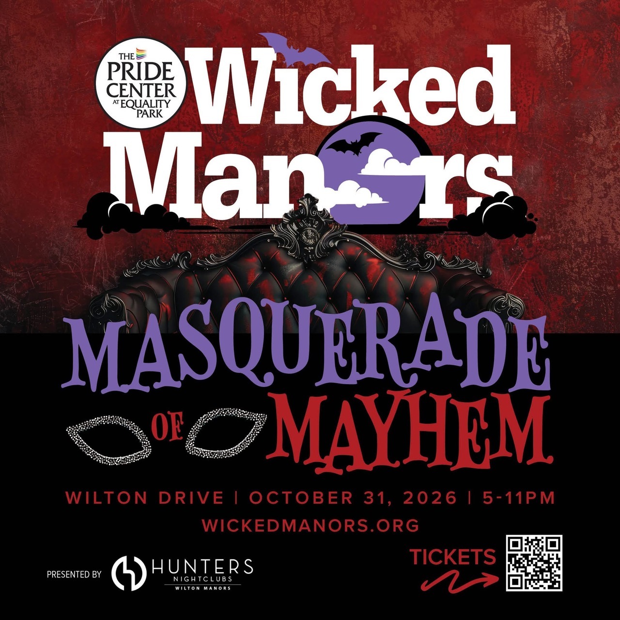 Florida - Wicked Manors Masquerade Mayhem logo