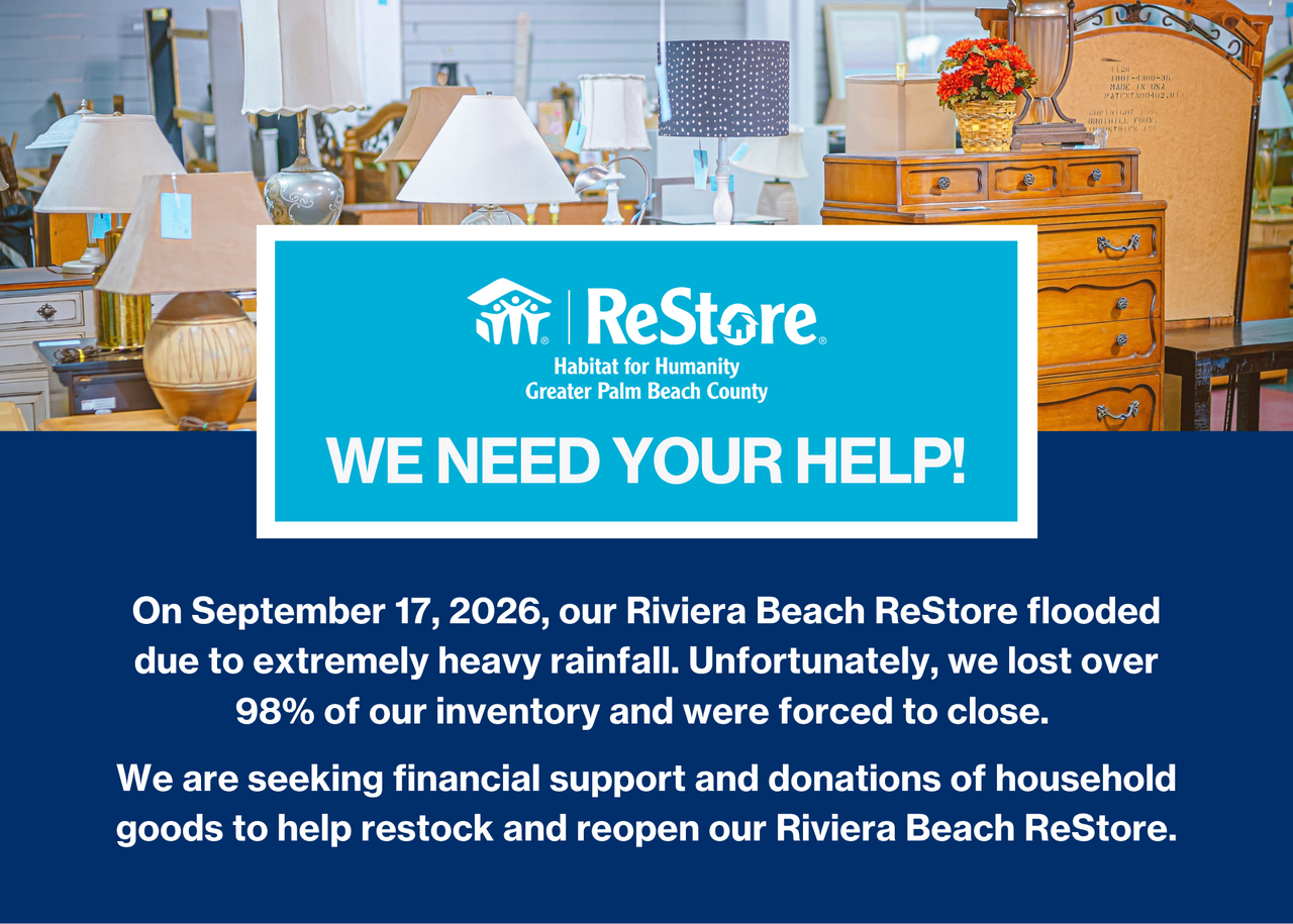 Support the Riviera Beach ReStore logo