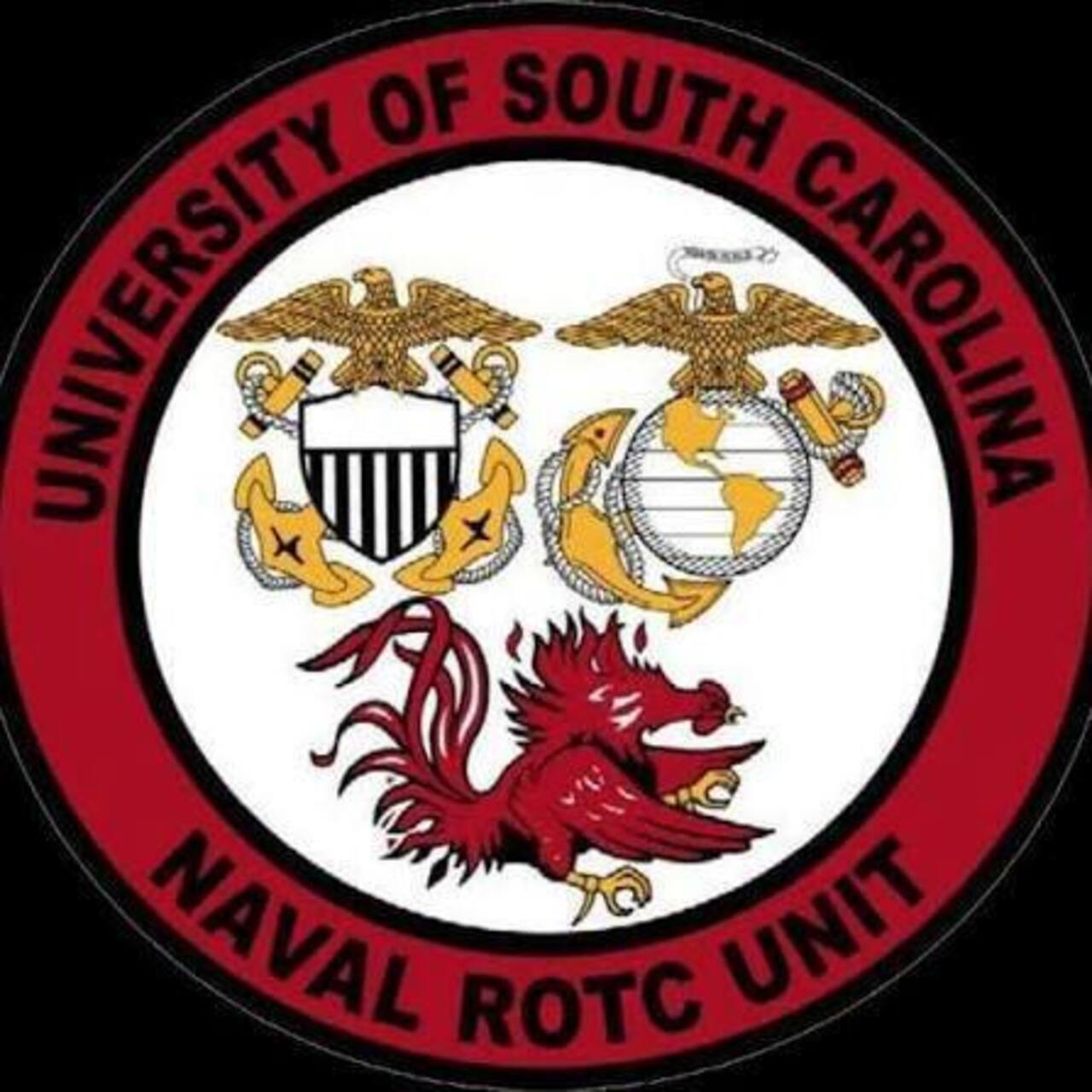 Harvest Hope Food Drive: Charlie Company Gamecock Battalion | USC NROTC logo