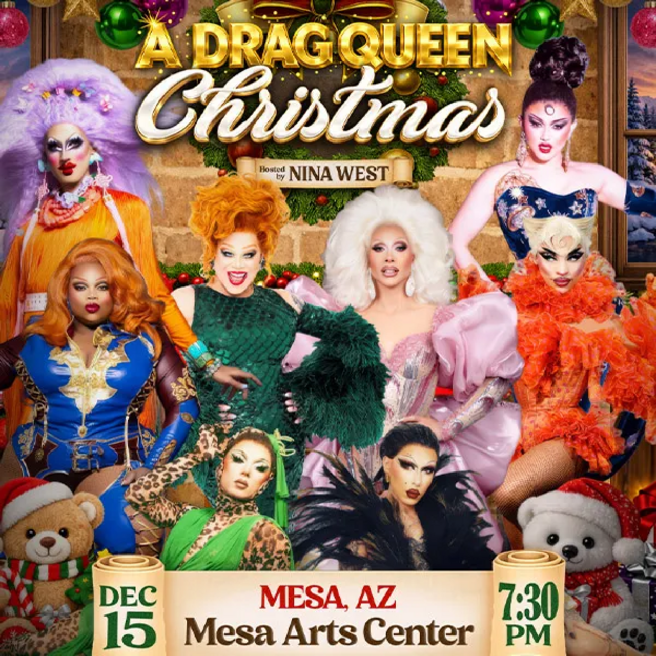 Arizona - Drag Queen Christmas at the MAC logo