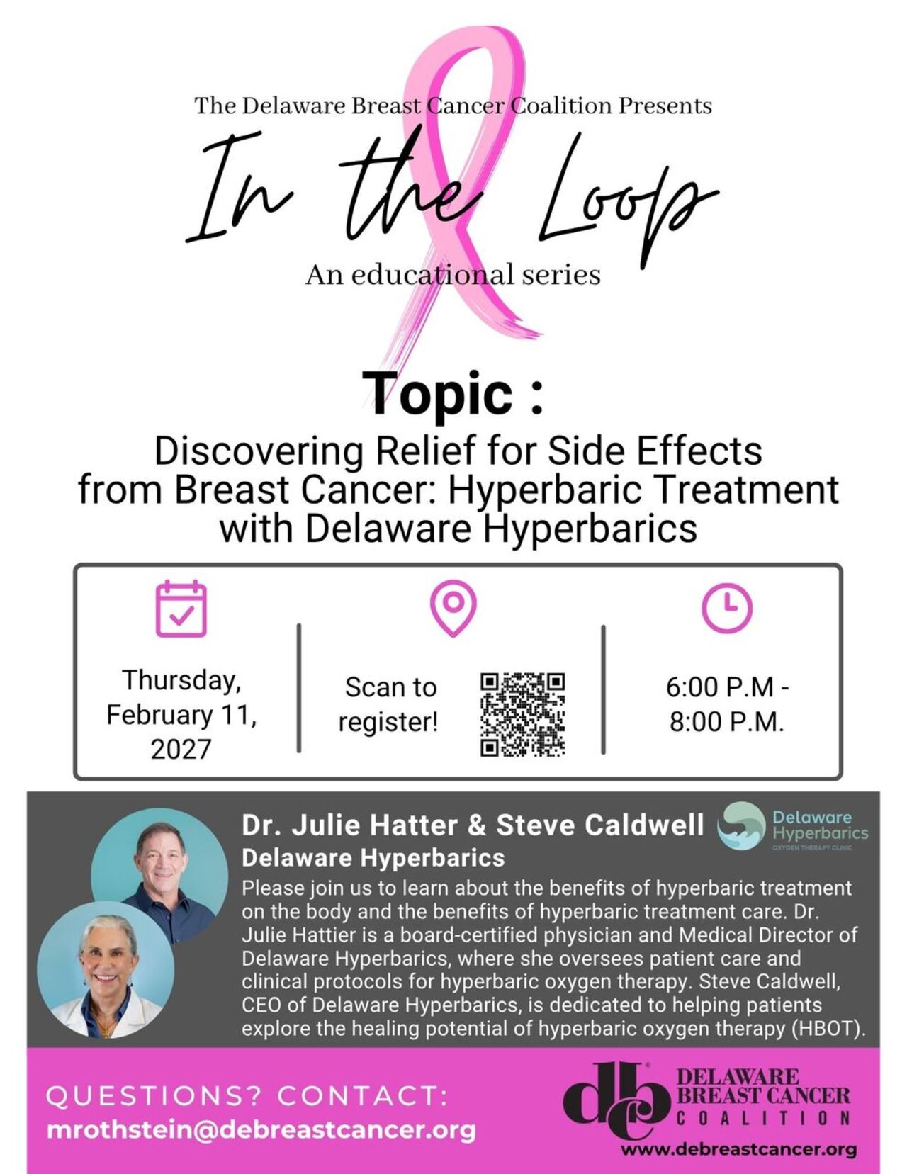 In the Loop with Delaware Hyperbarics logo