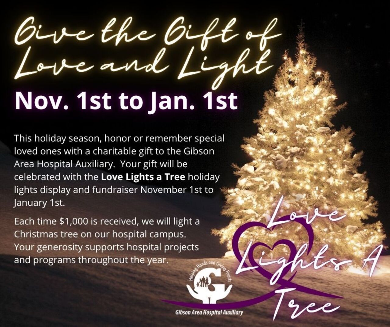 Love Lights A Tree logo