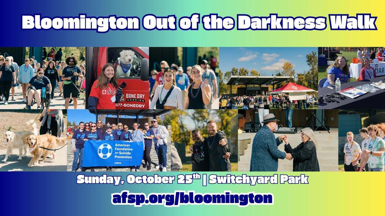 Indiana - Bloomington Out of the Darkness Walk logo
