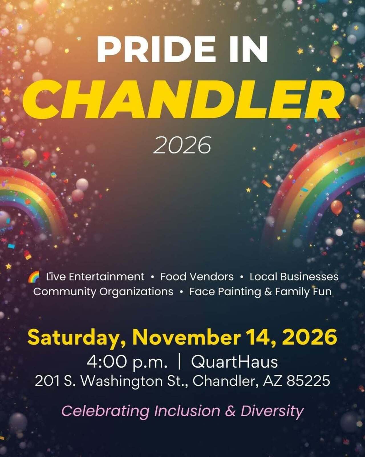 Arizona - Pride in Chandler 2026 logo