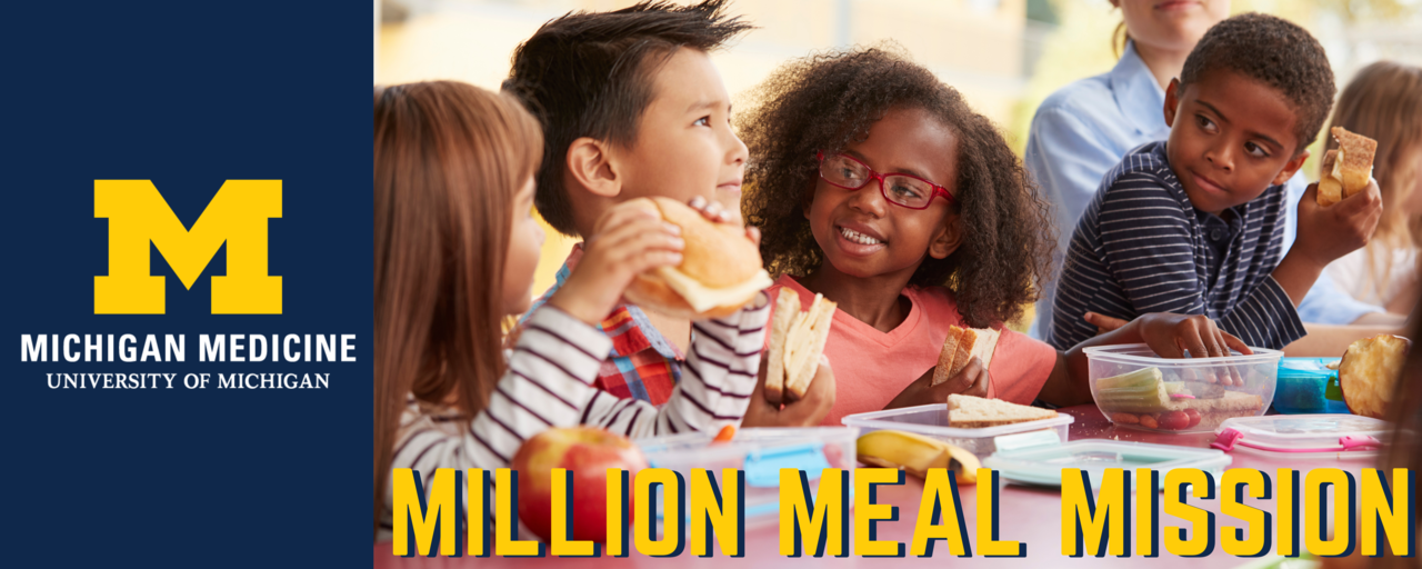 Michigan Medicine's Million Meal Mission logo