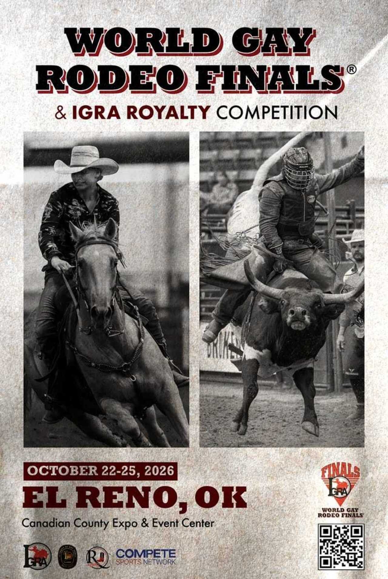 OK - World Gay Finals Rodeo - El Reno, OK logo