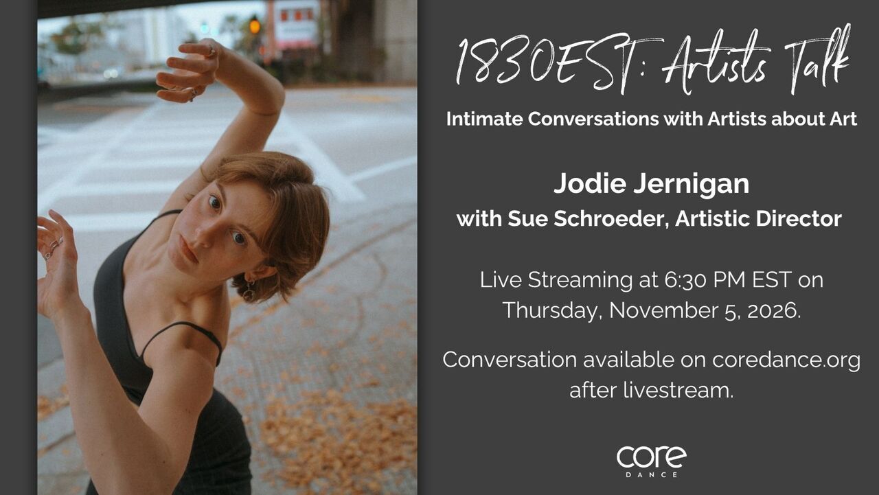1830EST: Artists Talk with Jodie Jernigan logo