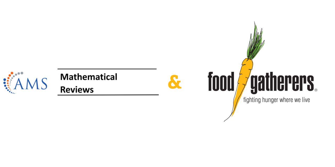 Mathematical Reviews Annual Food & Fund Drive logo