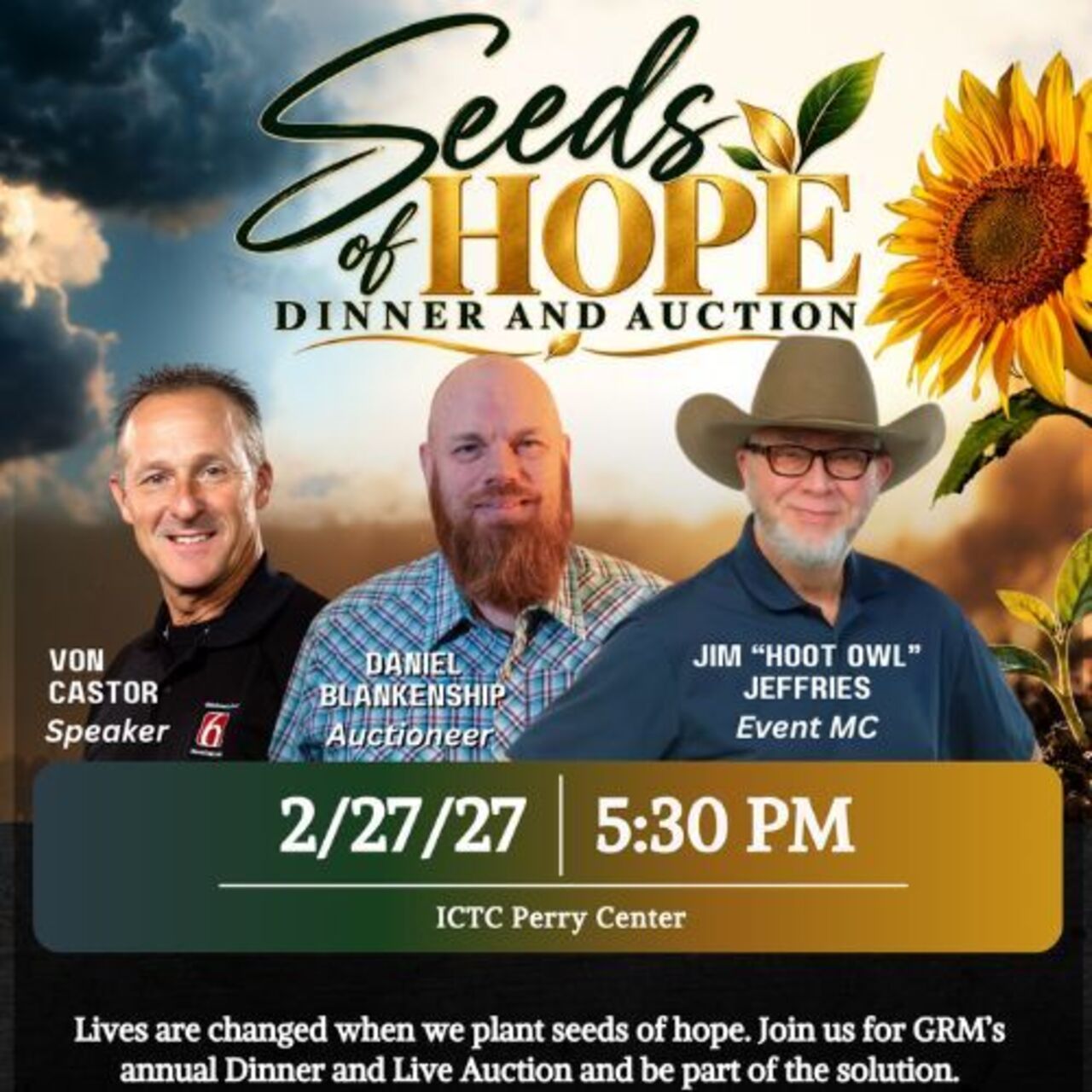 Seeds of Hope Dinner and Auction 2027 logo
