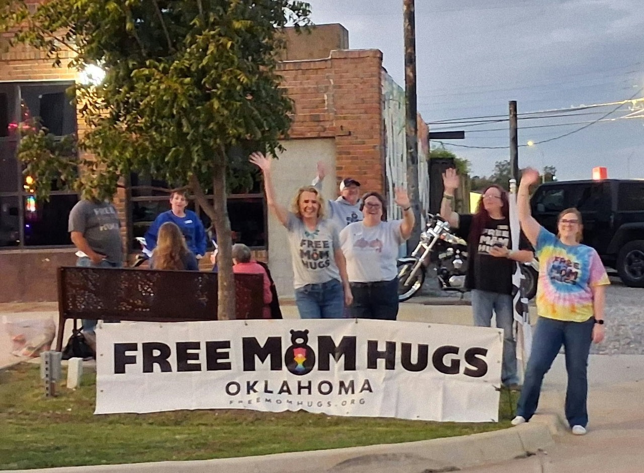 Oklahoma - OKC Monthly Hugging logo