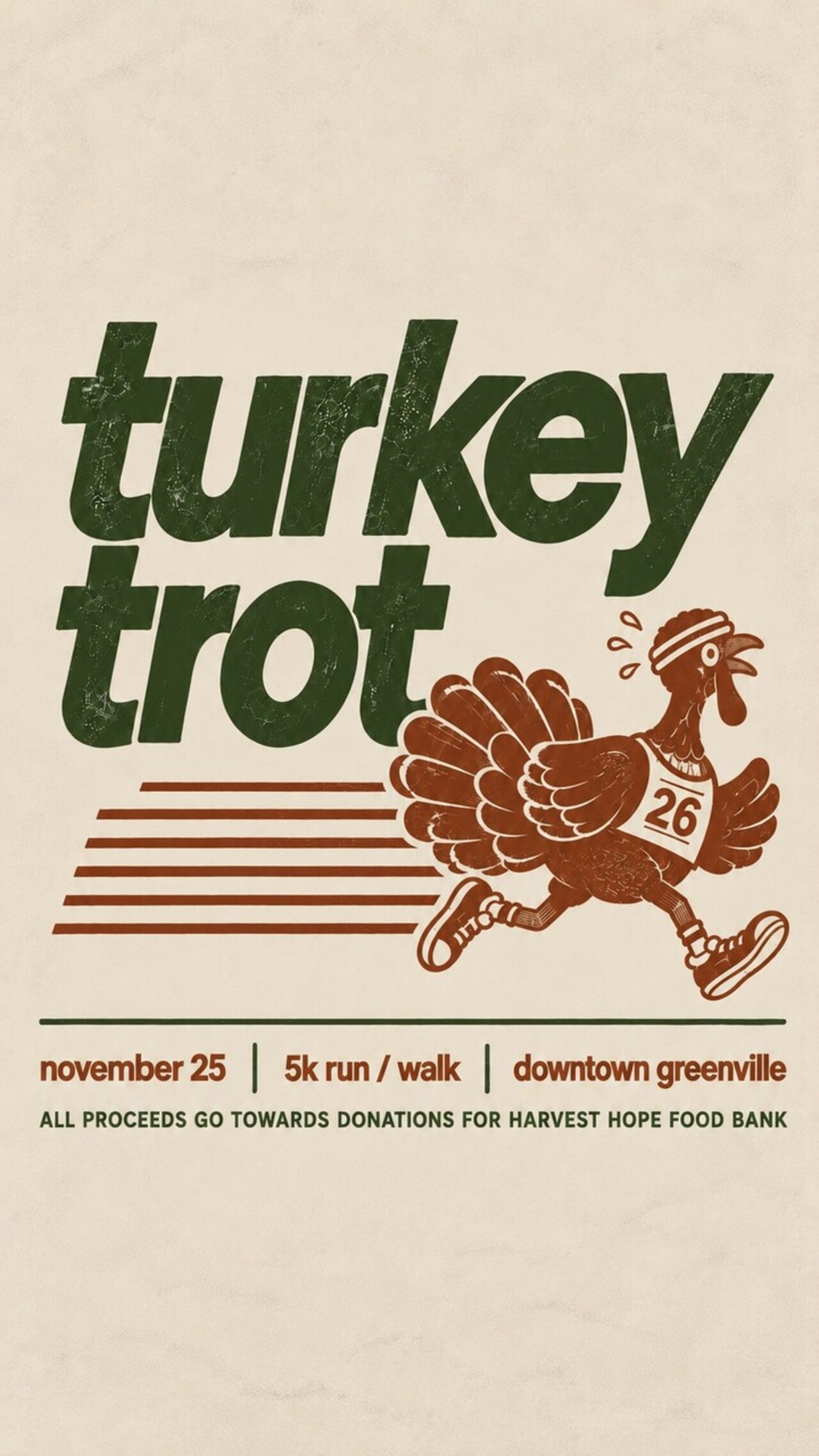 Turkey Trot- Virtual Food Drive logo