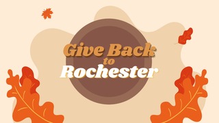 Give Back to Rochester Month logo