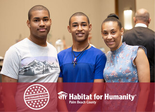 VETERAN BUILD  2022 Co-Chairs: Chuck Millar & Julia Dattolo logo