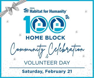 100th Home Block Community Celebration and Volunteer Day logo