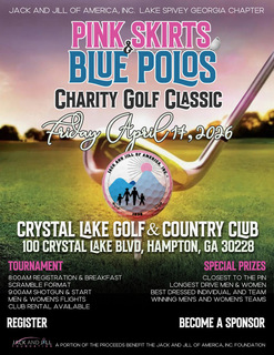 Pink Skirts & Blue Polos Charity Golf Classic logo