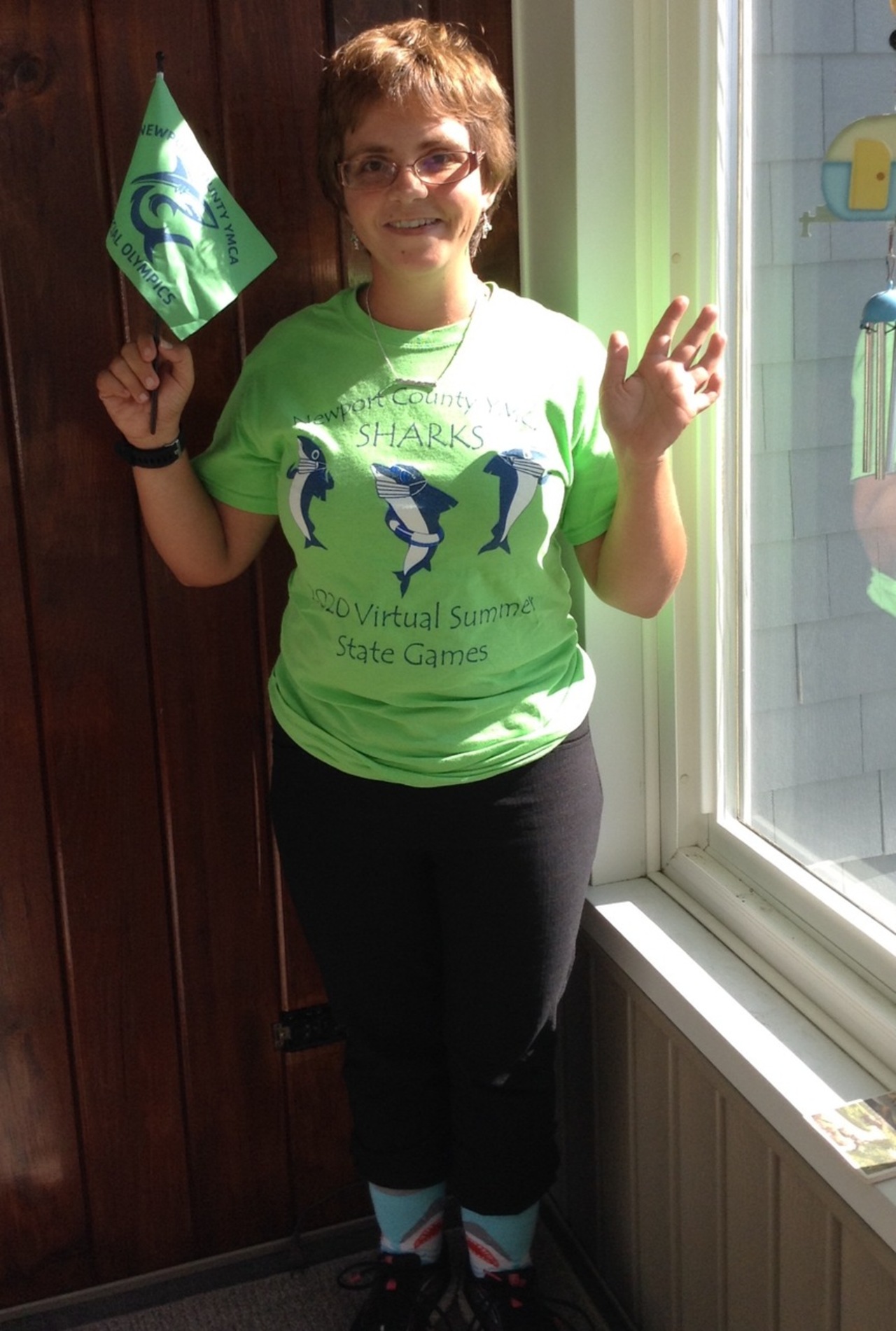 Newport County YMCA Sharks logo