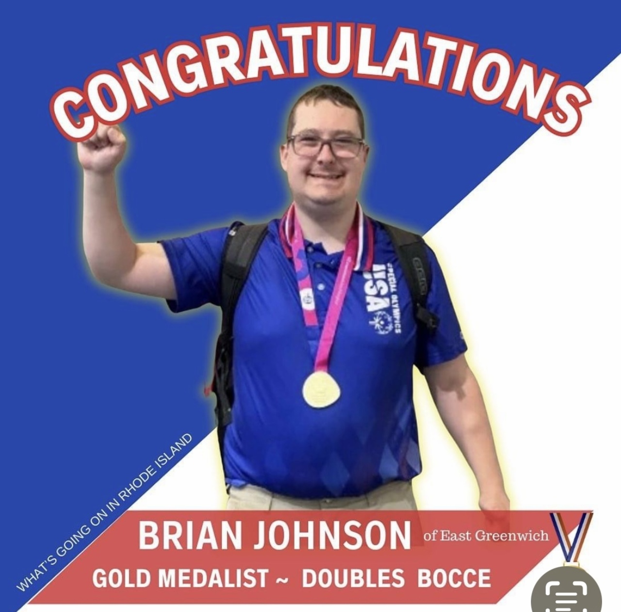 Brian Johnson SOWG Gold Medalist 2023 logo