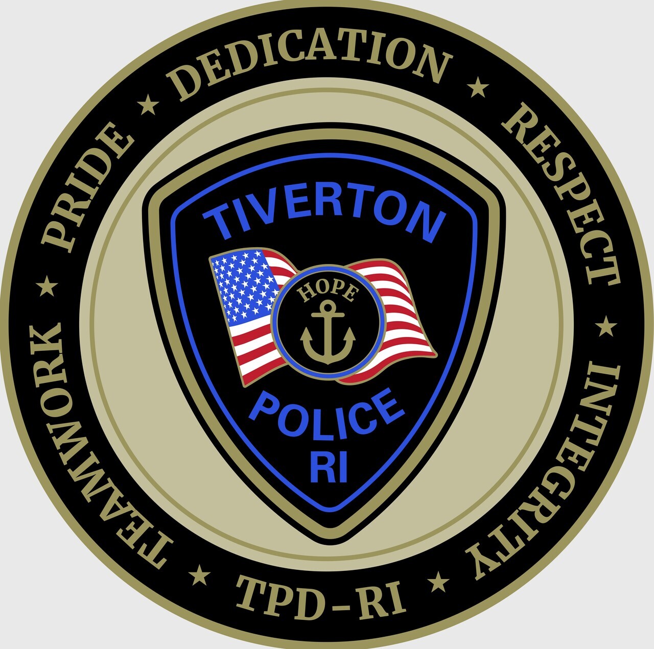 Tiverton Police Department logo