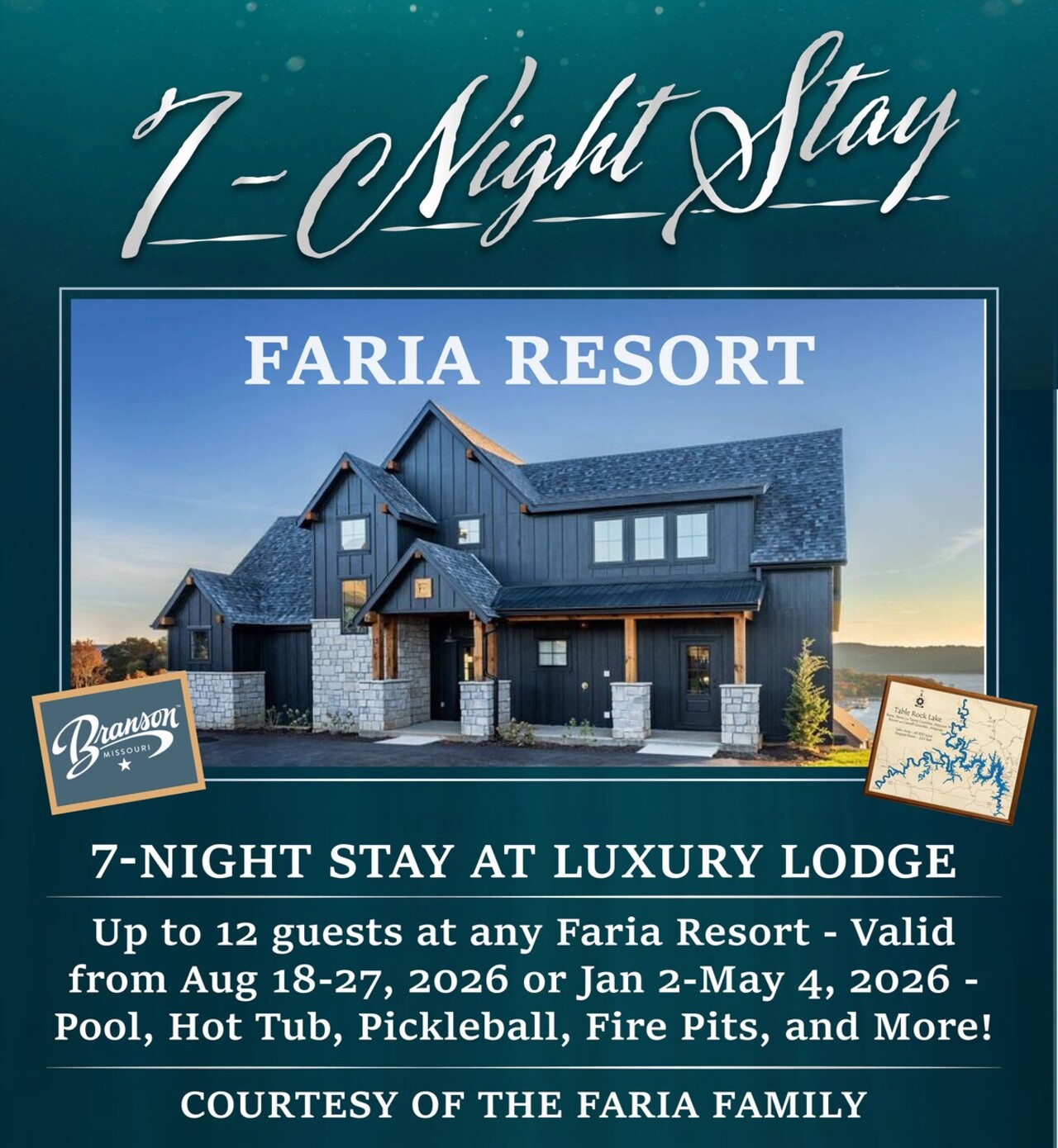 LIVE AUCTION ITEM: Faria Resorts 7-Night Stay logo
