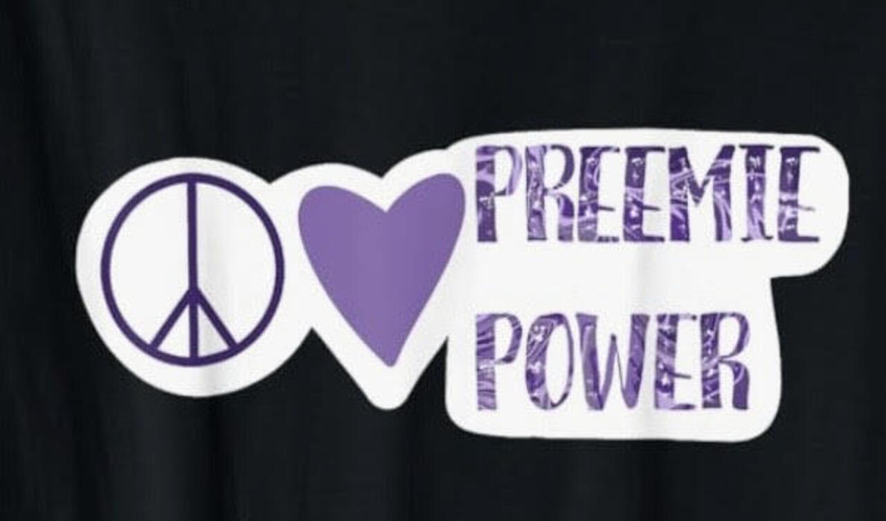 Peace Love & Preemie Power logo