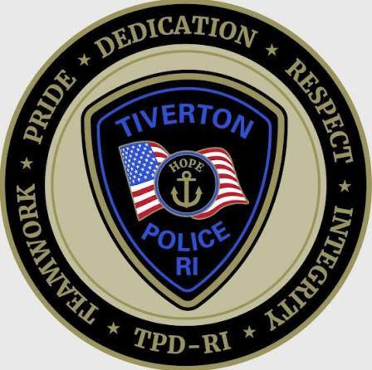 Tiverton Police Department logo