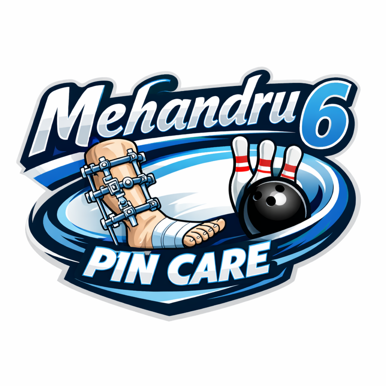 Mehandru 6 Pin Care logo