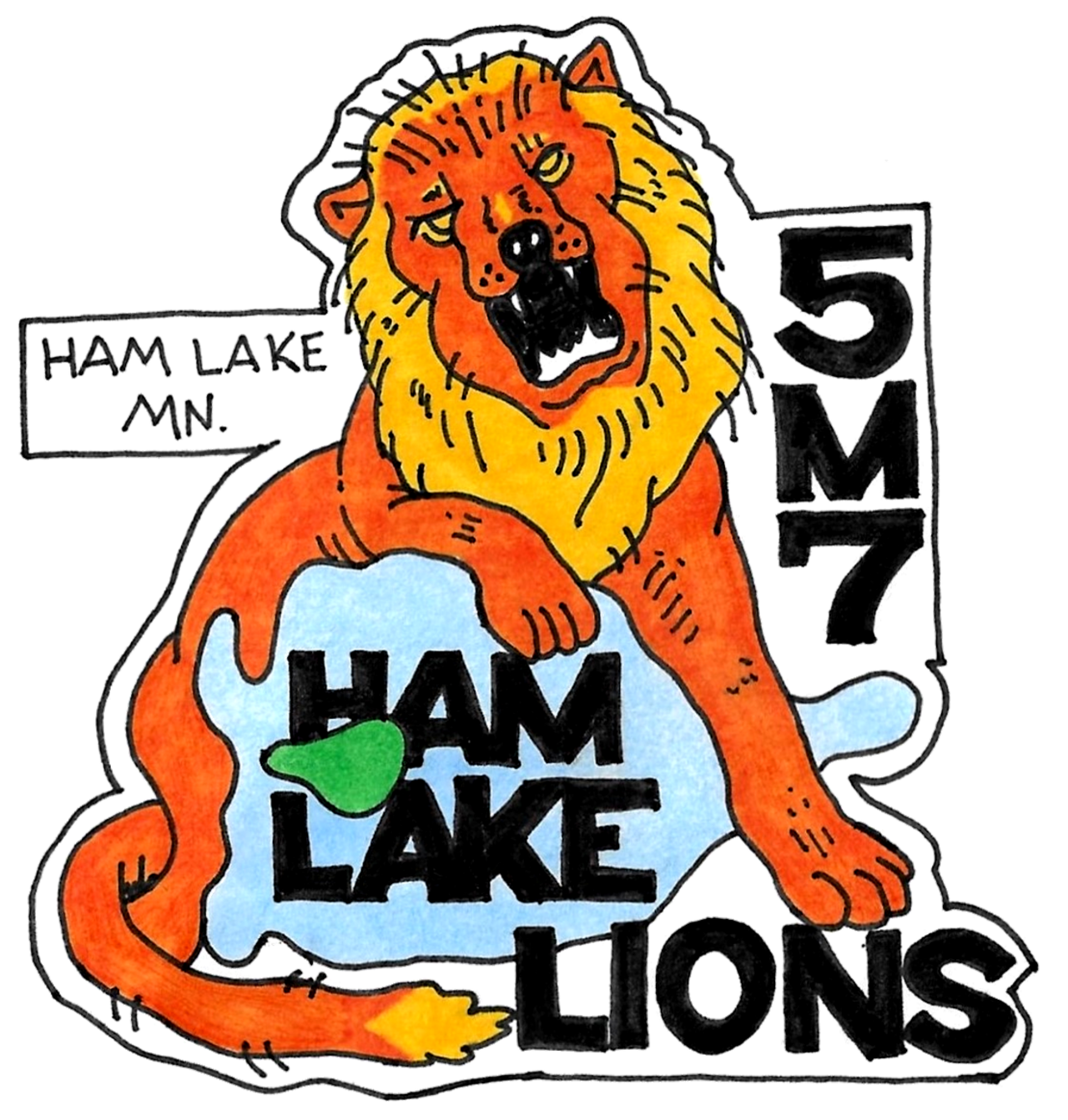 Ham Lake Lions logo