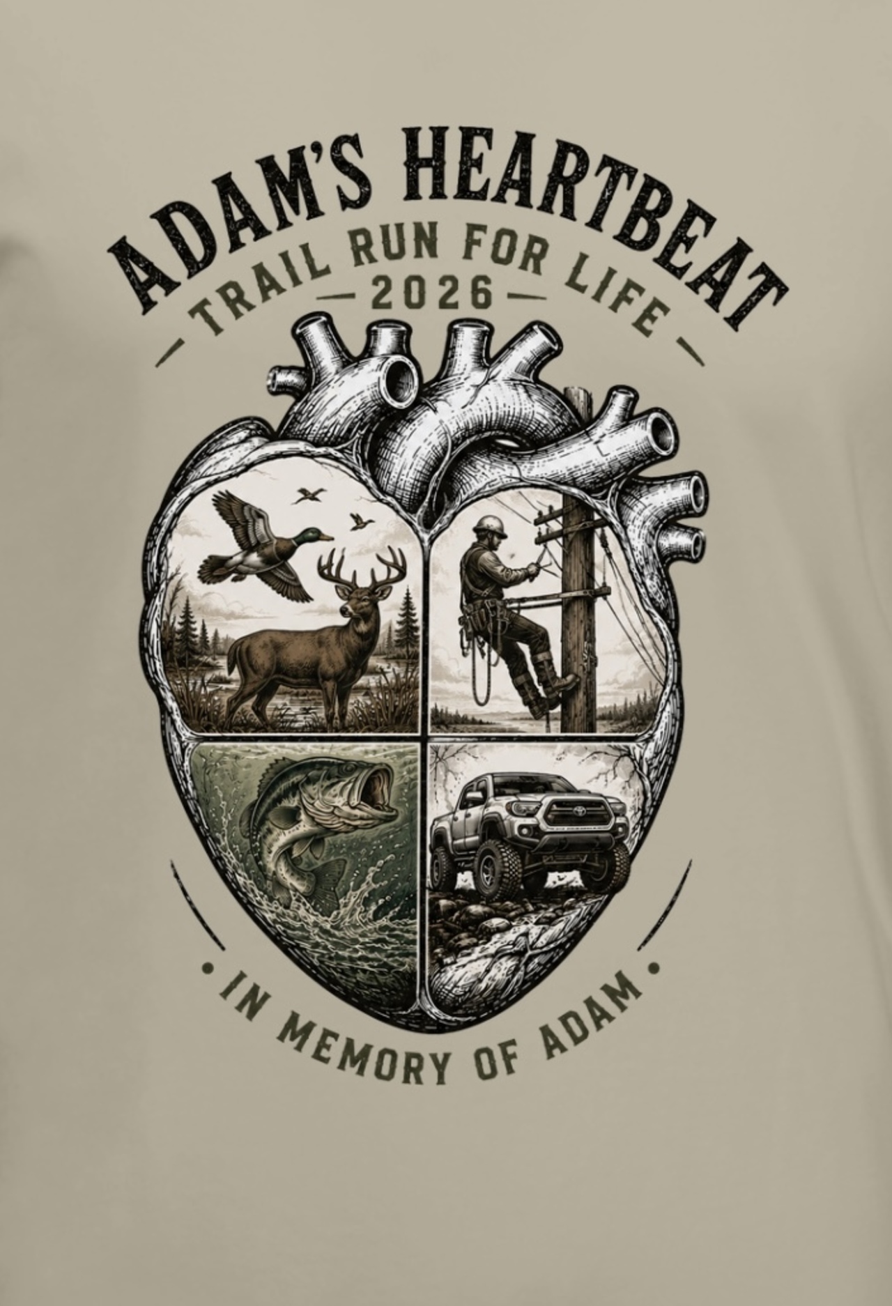 Adam's Heartbeat logo
