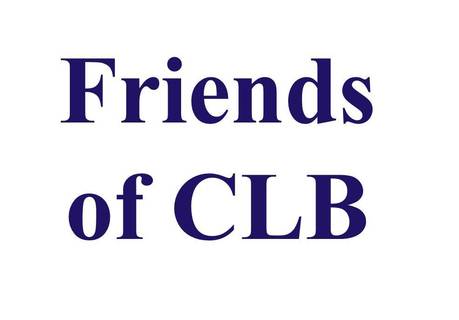 Friends of CLB logo