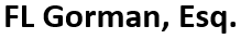 FL Gorman, Esq. logo