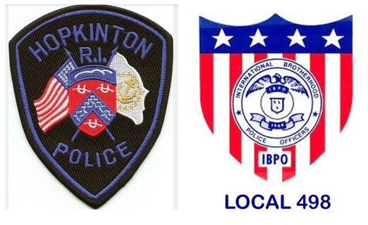 Hopkinton Police Department IBPO 498 logo