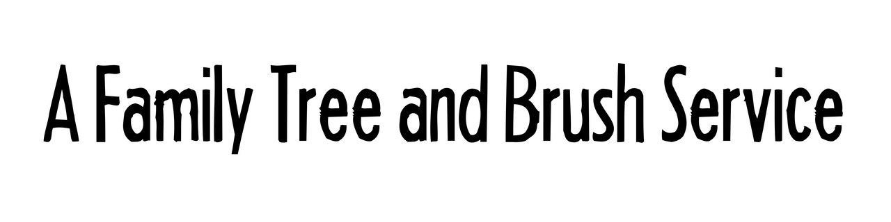 A Family Tree And Brush Service logo