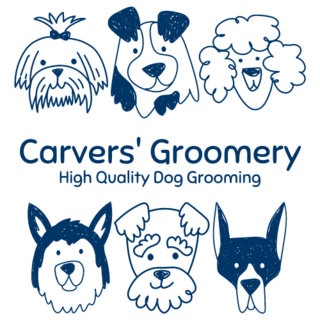 Carver's Groomery logo