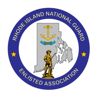 Rhode Island Enlisted Association National Guard United States (RIEANGUS) logo