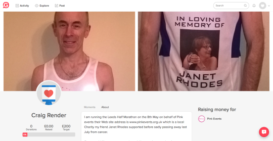 Fighting Cancer: Craig is running the Leeds half marathon Fighting Cancer: Craig is running the Leeds half marathon