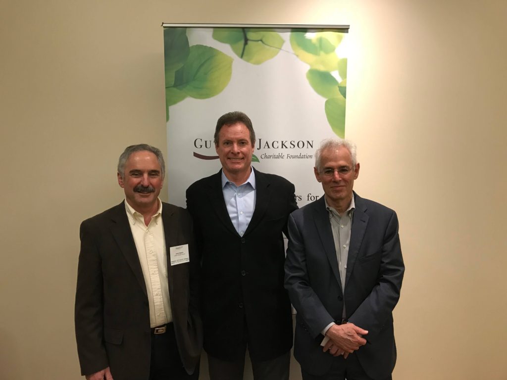 Pictured from left to right: Dr. Gerald Nepom, Director of the Immune Tolerance Network; Michael Yeaman, Chief of the Division Molecular Medicine, Harbor-UCLA Medical Center and GJCF Advisor; Dr. Daniel Rotrosen, NIH Director of the Division of Allergy, Immunology, and Transplantation