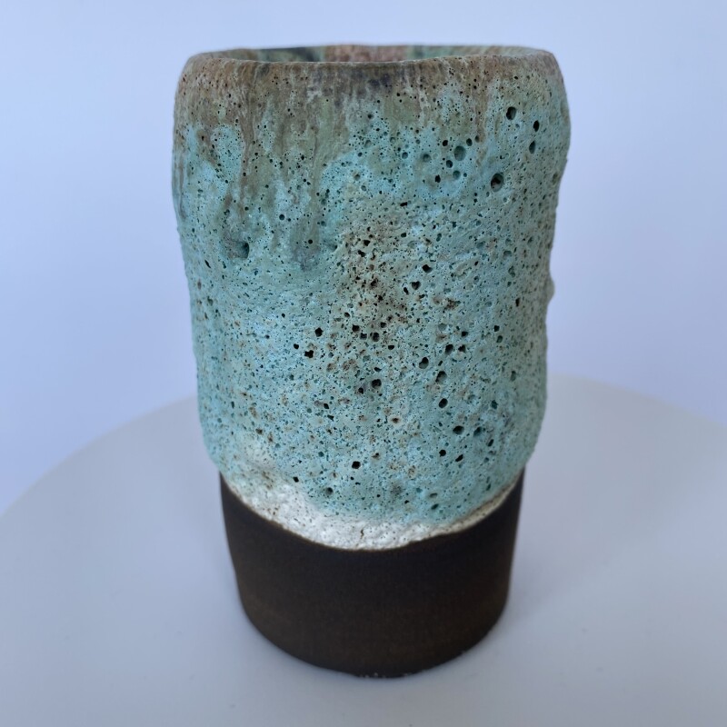 Satin White Lava Glaze Glazy