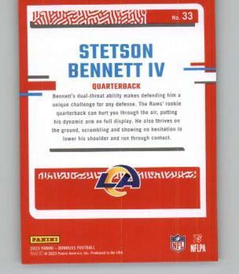 2023 Donruss NFL Football Rookie Insert Singles (Pick Your Cards) - Bild 51 von 67