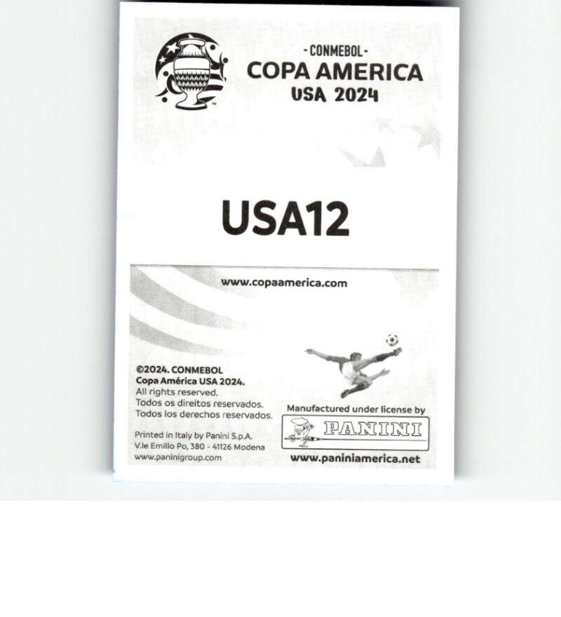 2024 Panini Copa America Blue Mini Sticker Soccer Futbol Singles -Pick Stickers - Picture 309 of 337